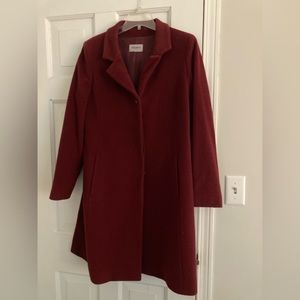 Cashmere and wool coat